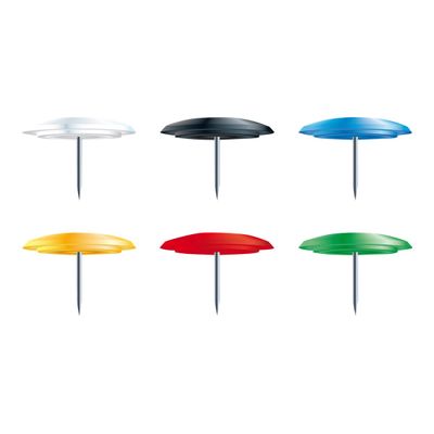 Exacompta - 40 Punaises - couleurs opaques assorties