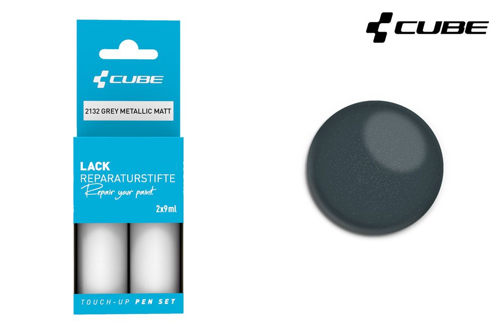 Cube Lackreparaturstift Set GREY METALLIC matt kaufen | Bike-Discount