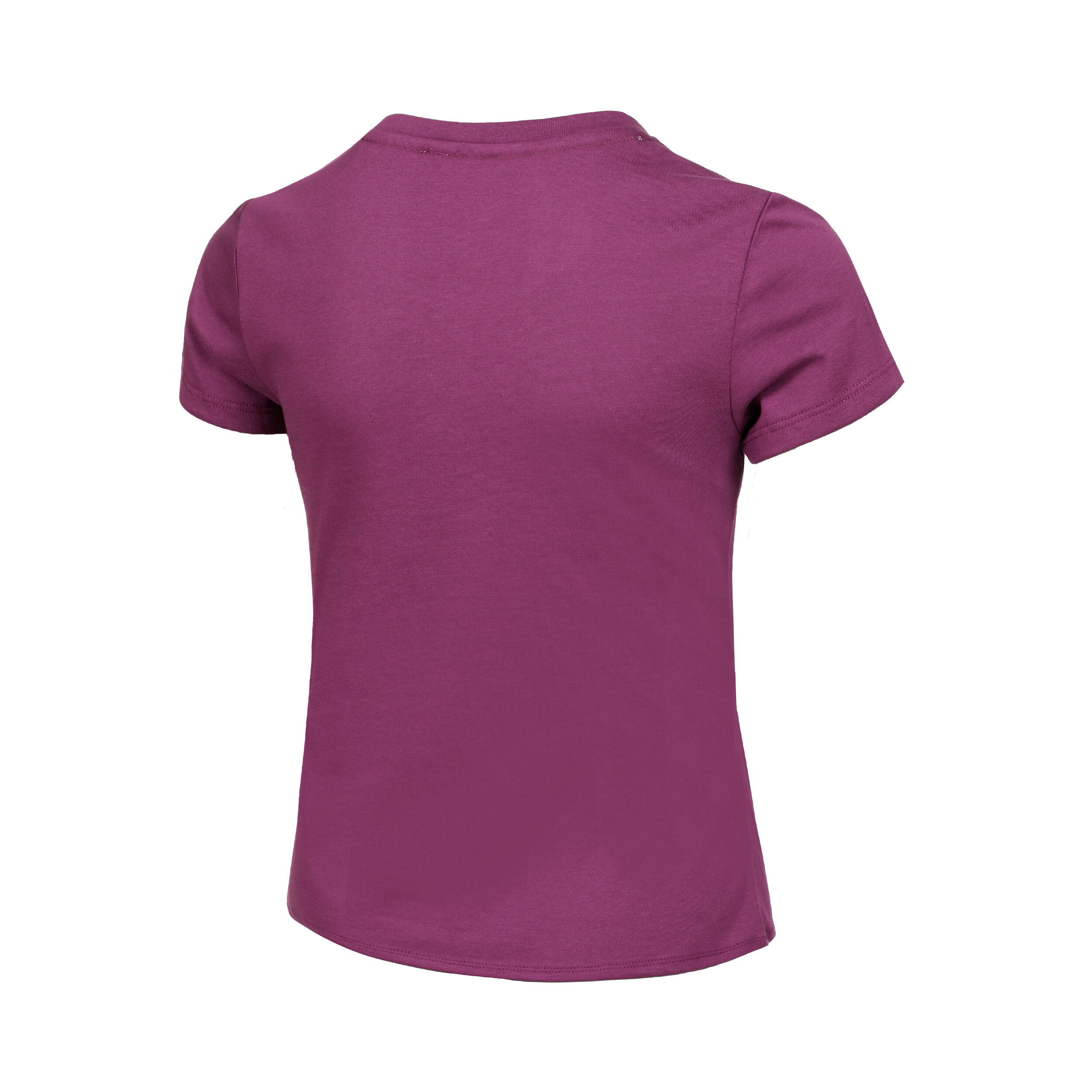 Quiet Please Baseline Logo T-shirt Filles - Berry, Pink