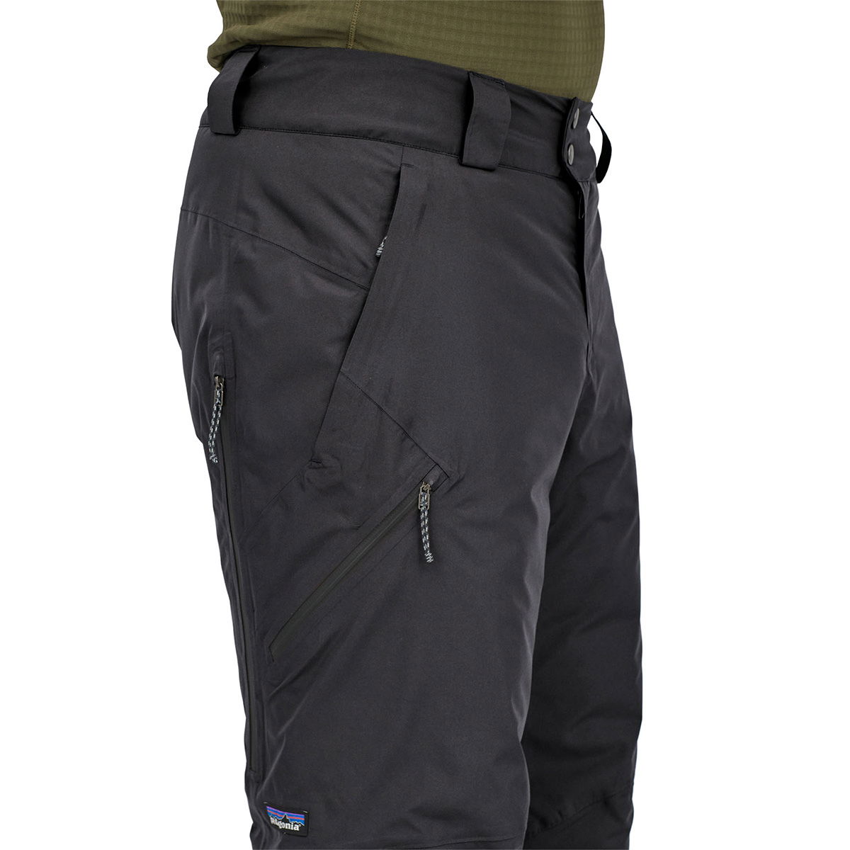 Patagonia Powder Town Insulated Skibukser, herre (Black)