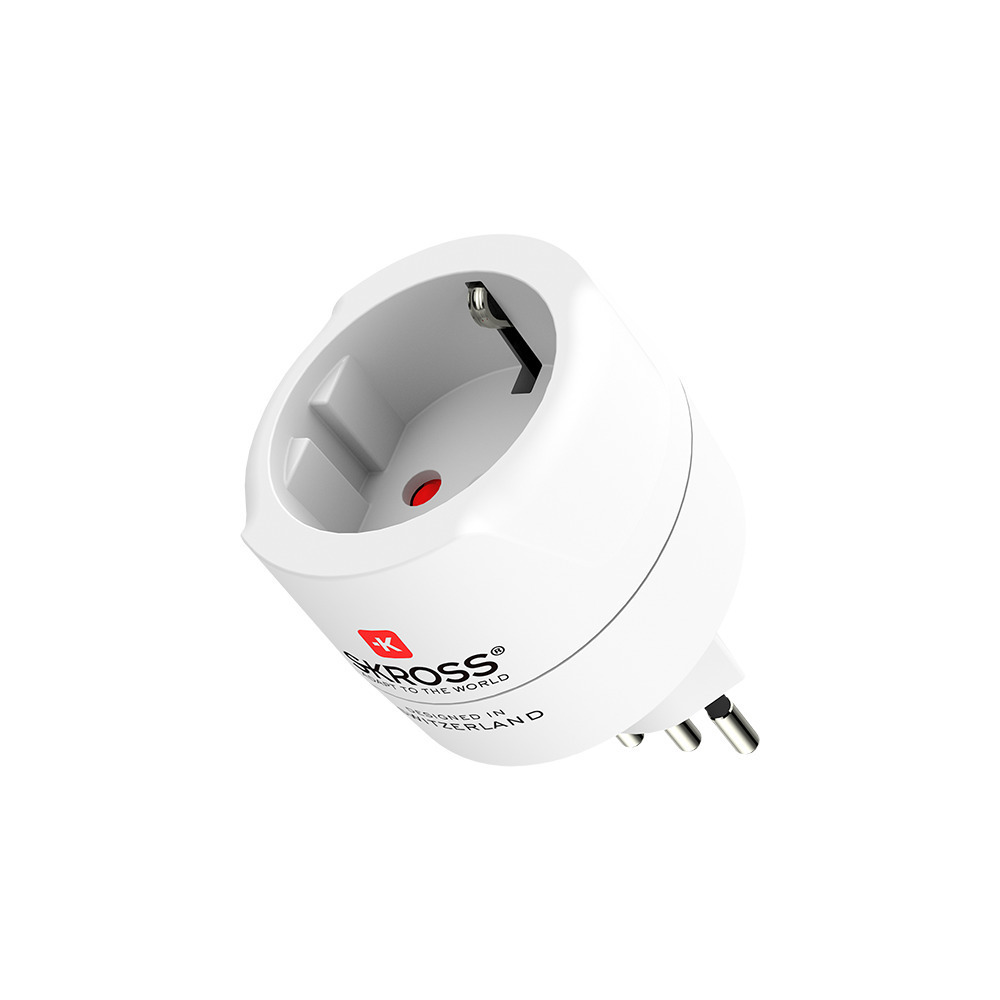 Travel Adapter Europe to Switzerland Italy Brasil