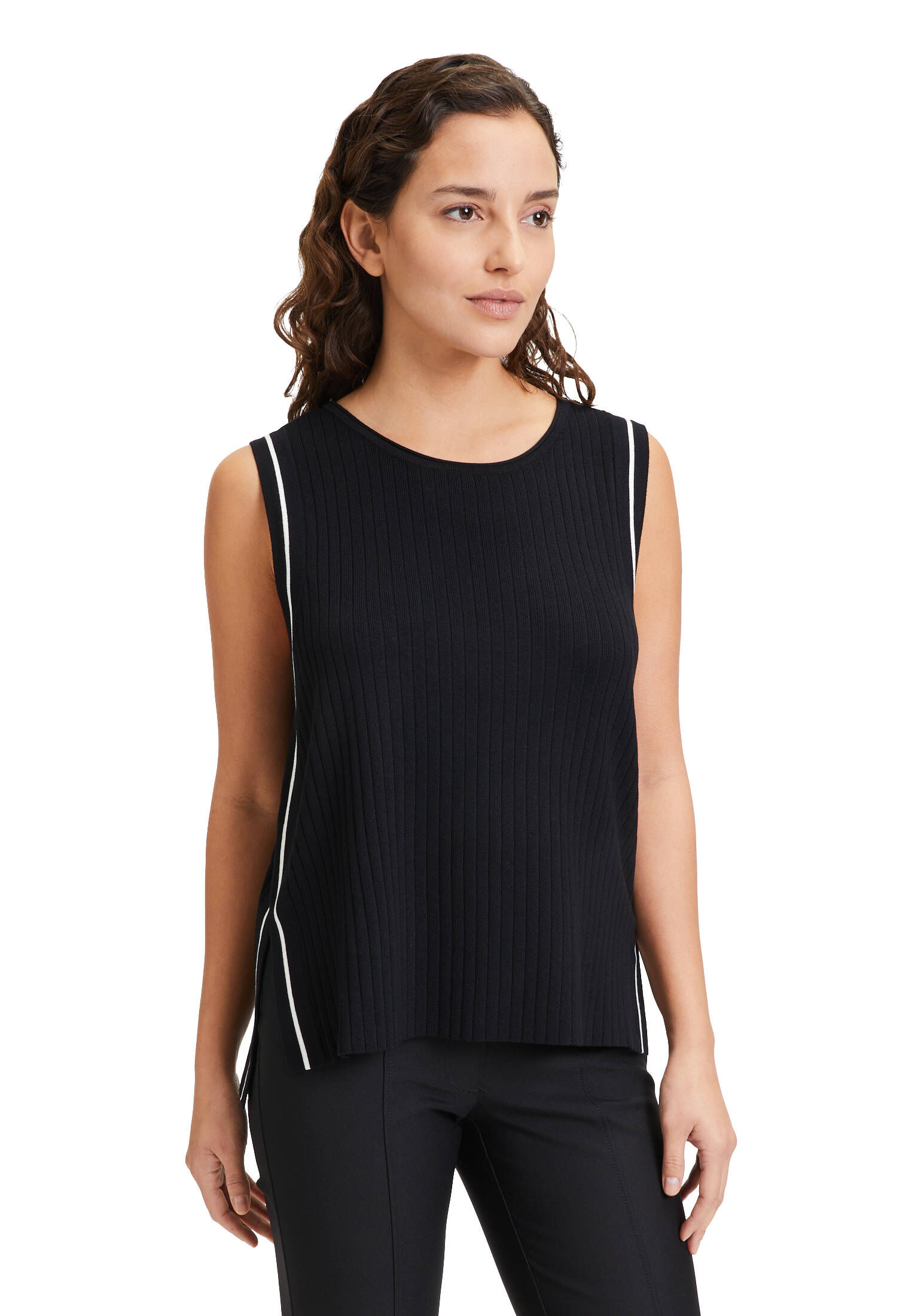 Betty Barclay| Damen Strickpullunder mit Seitenschlitzen