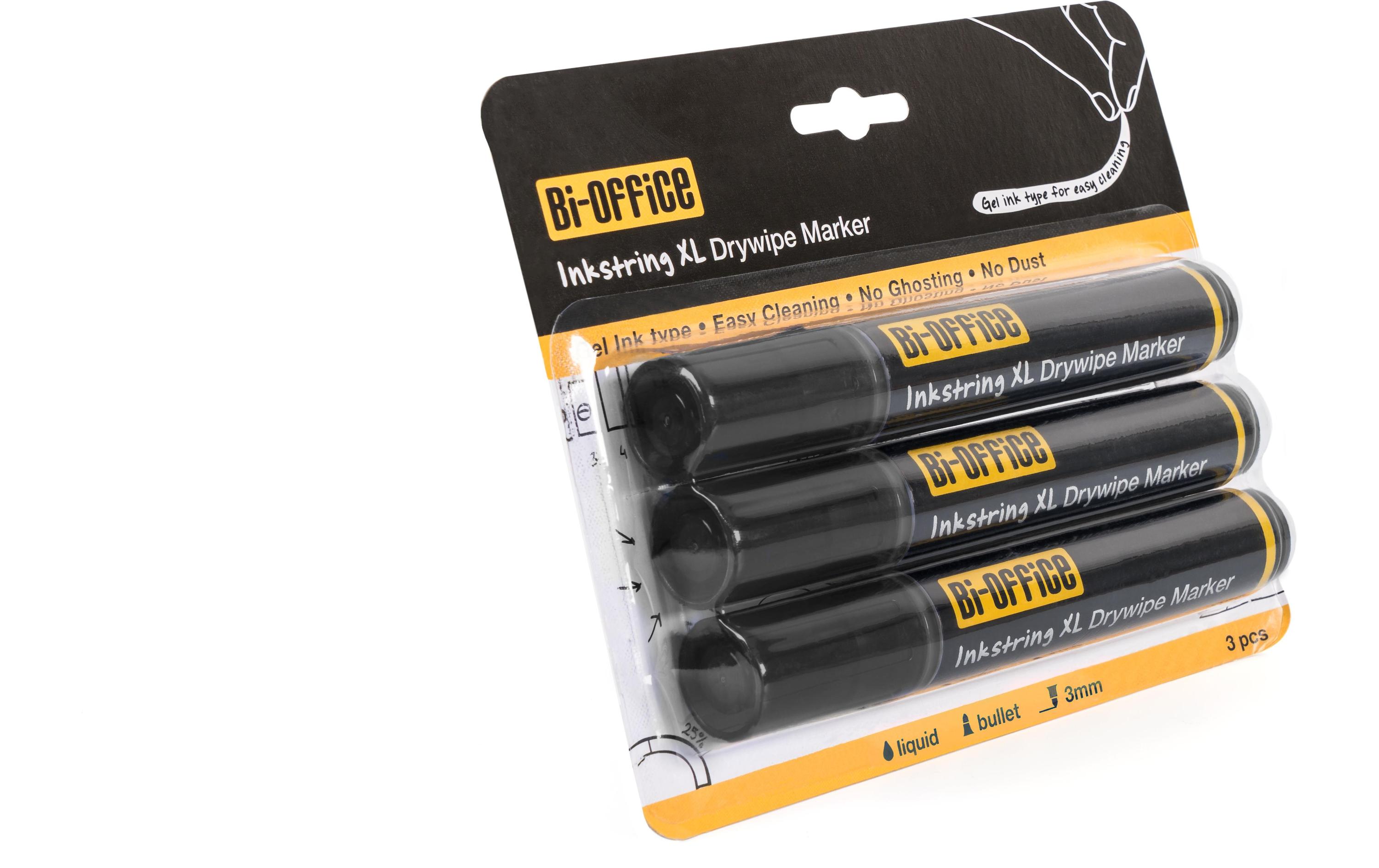 Whiteboard-Marker Inkstring Schwarz, 3 StückMarker für Whiteboards
