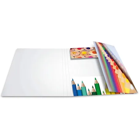 HERMA 19224 Sammelmappe DIN A4 Impressionen Stifte, stabile Pappe