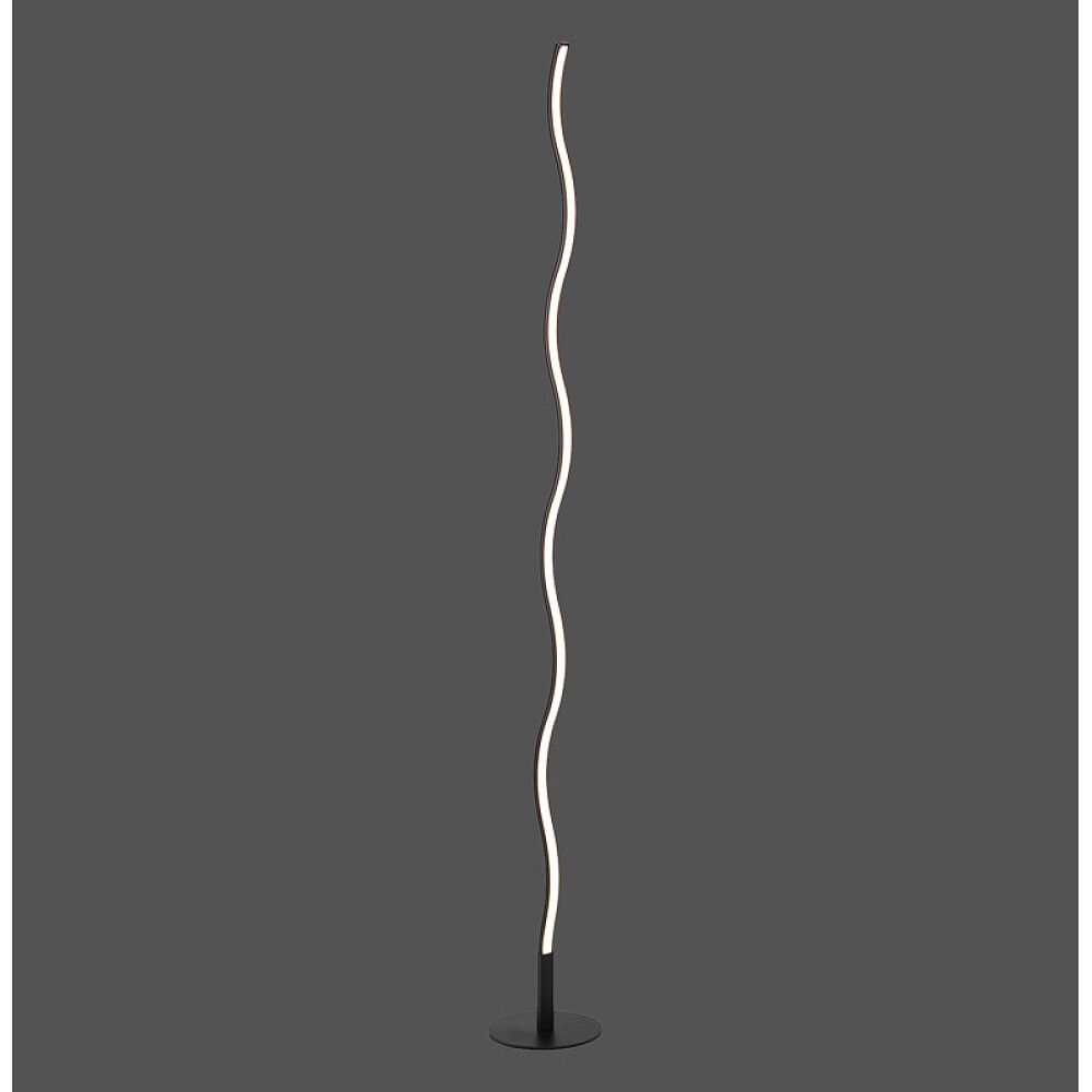 GULVLAMPE JUST LIGHT WAVE 120CM SVART