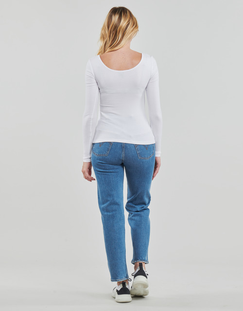 Pieces - PCKITTE LS TOP - Blanc