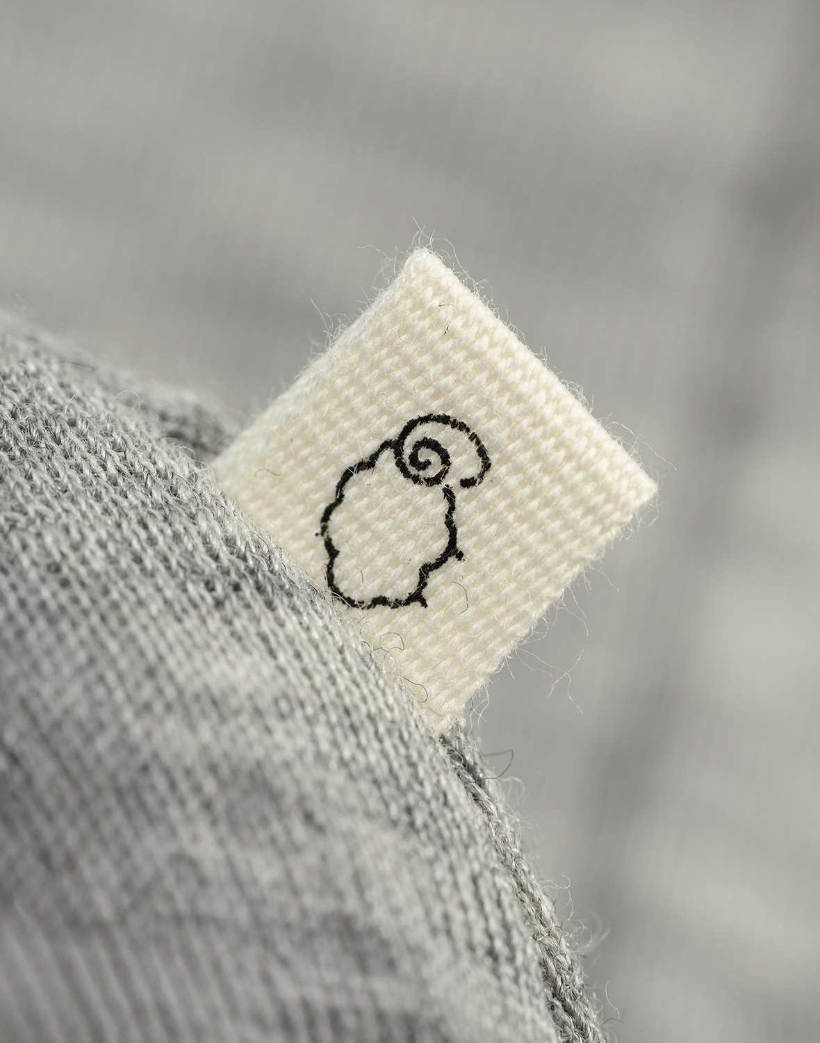 Legging met voetjes van merinowol/zijde voor pasgeborenen
