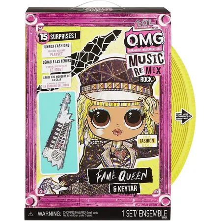 MGA Entertainment L.O.L. Surprise OMG Remix Rock-Fame Queen and Keytar