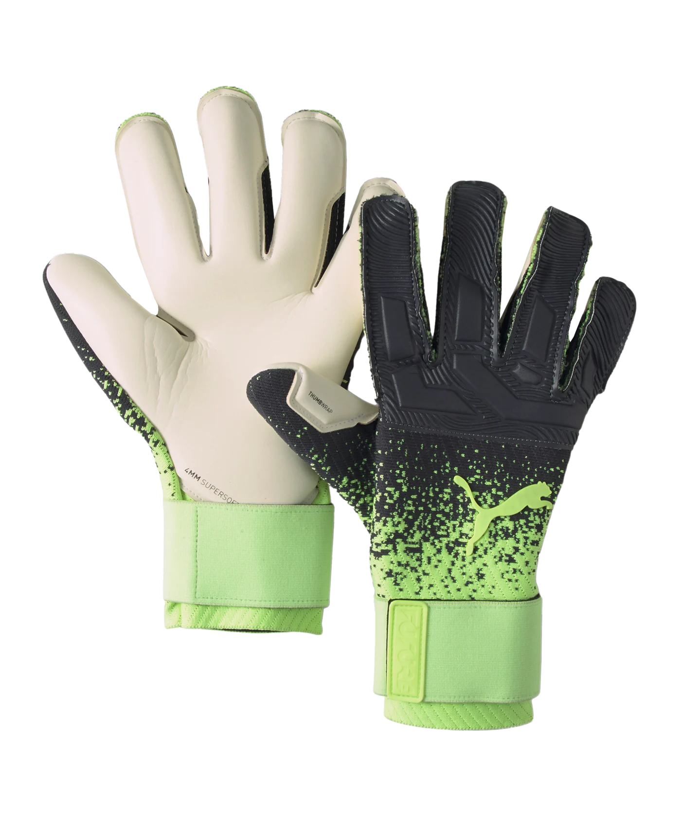 PUMA FUTURE One Grip SGC Fastest TW-Handschuhe Gelb Blau F02
