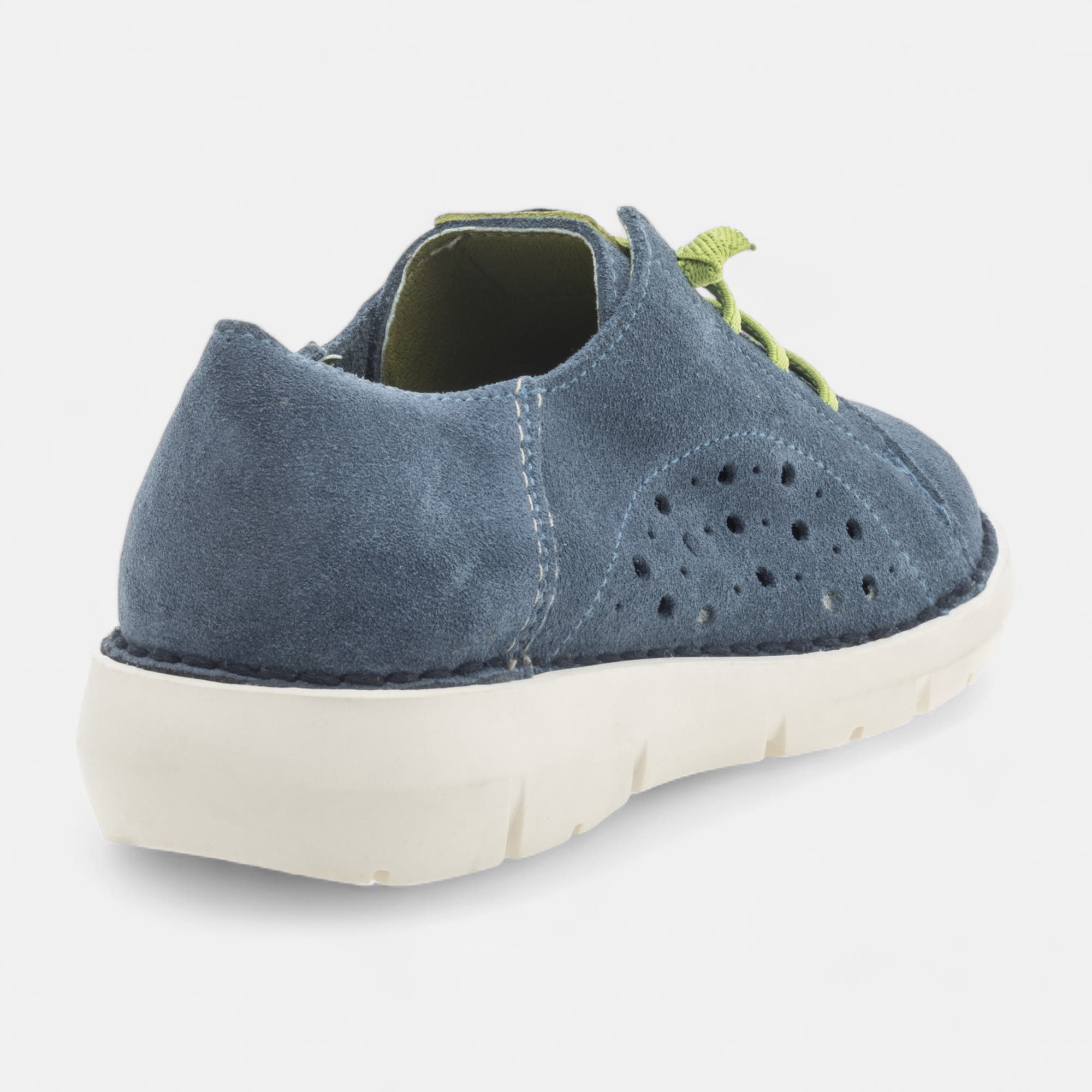 Baskets basses Femme en cuir jeans