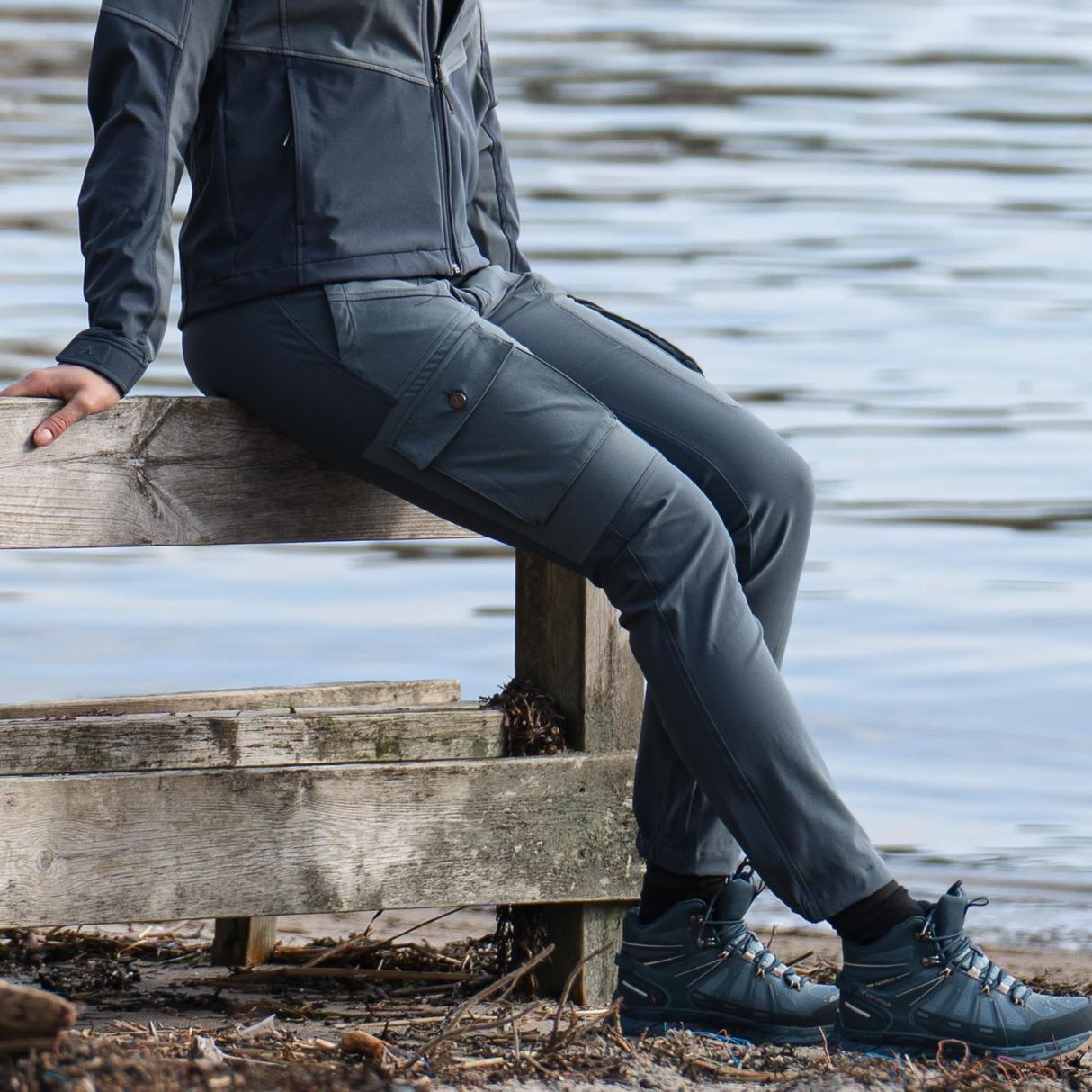 Twentyfour<br>1222 LS Bukse Mørk Denim
