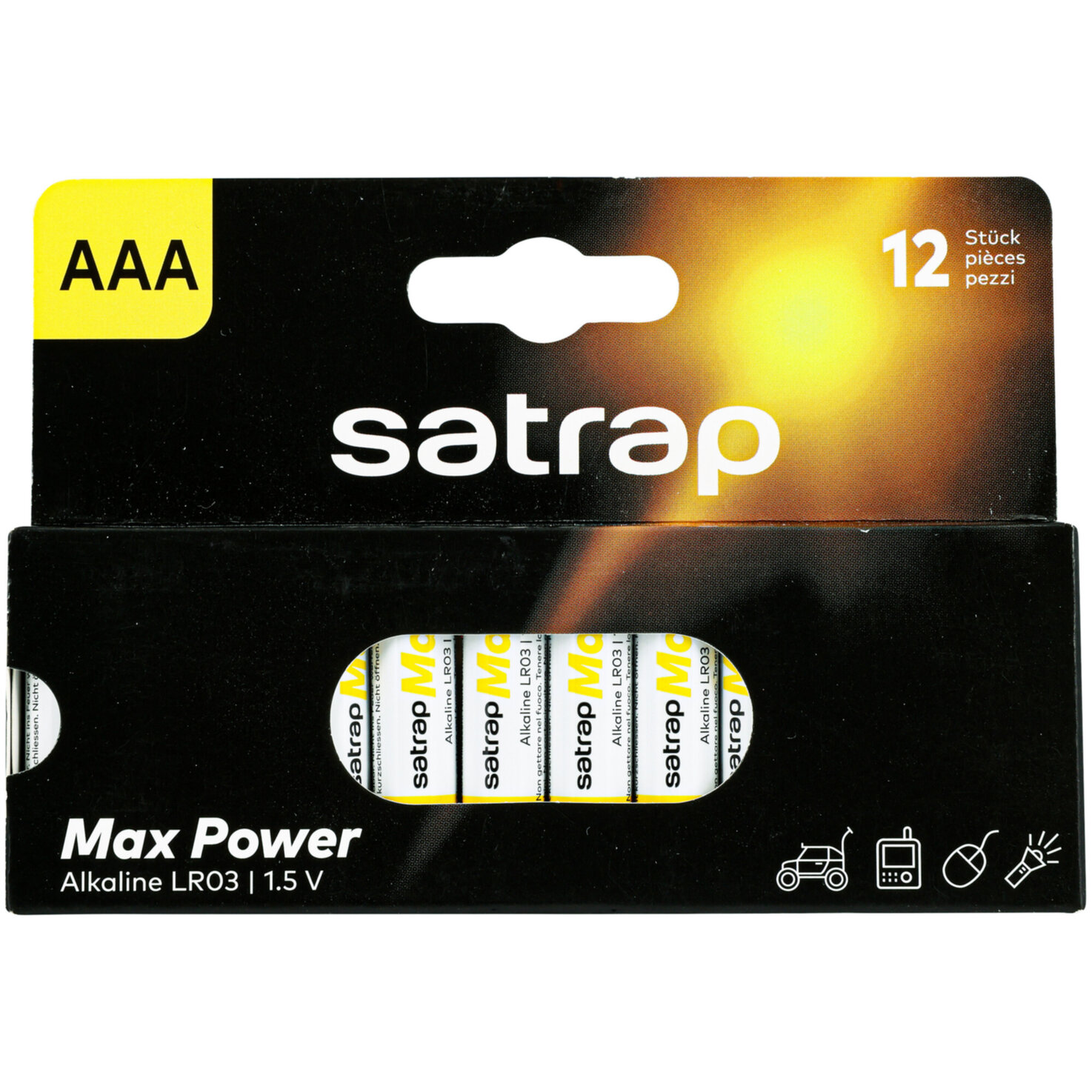 satrap Batterien AAA/LR03 12 Stück