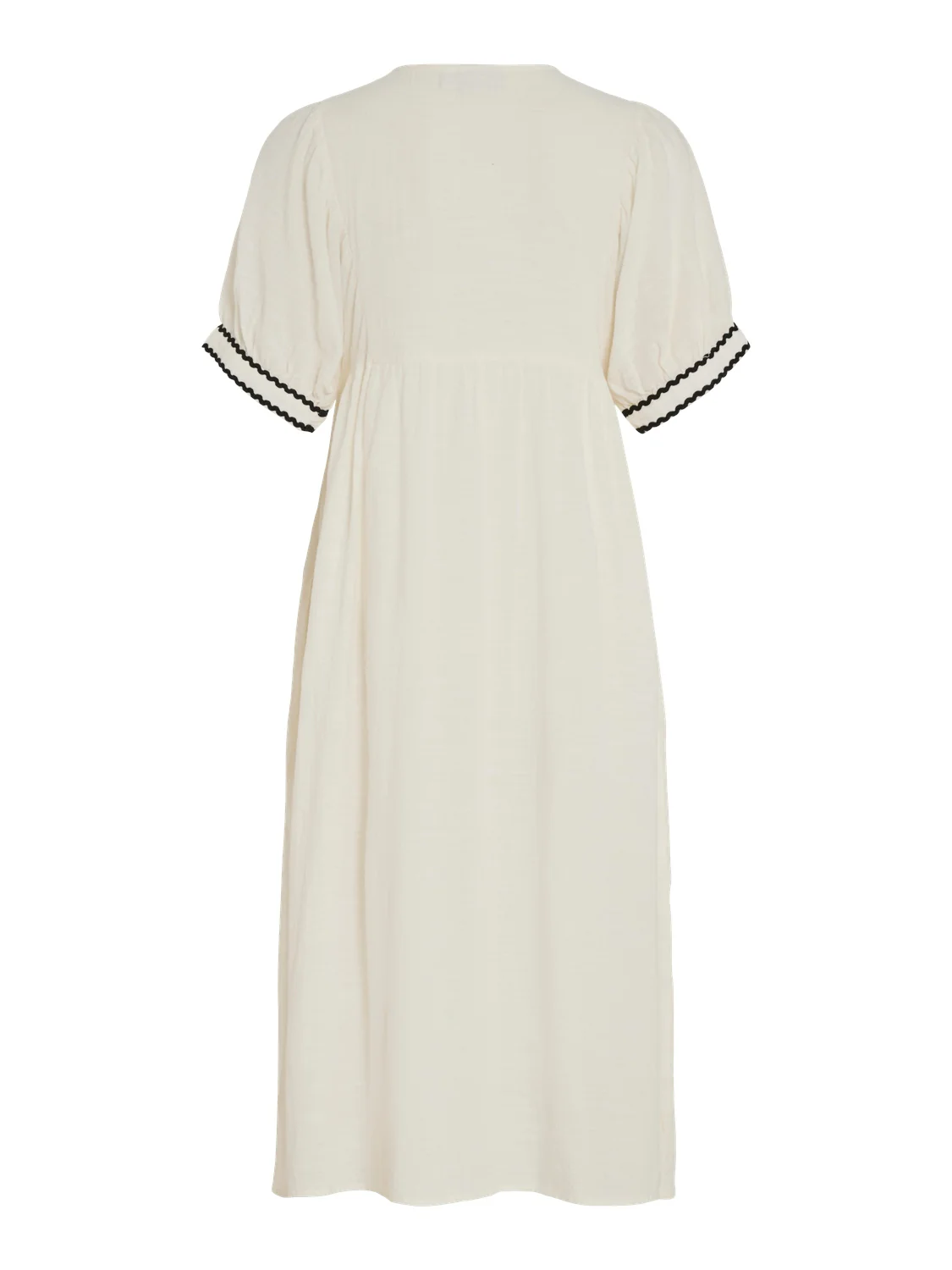 Vila  Vimanda S/S midi kjole - Eggnog