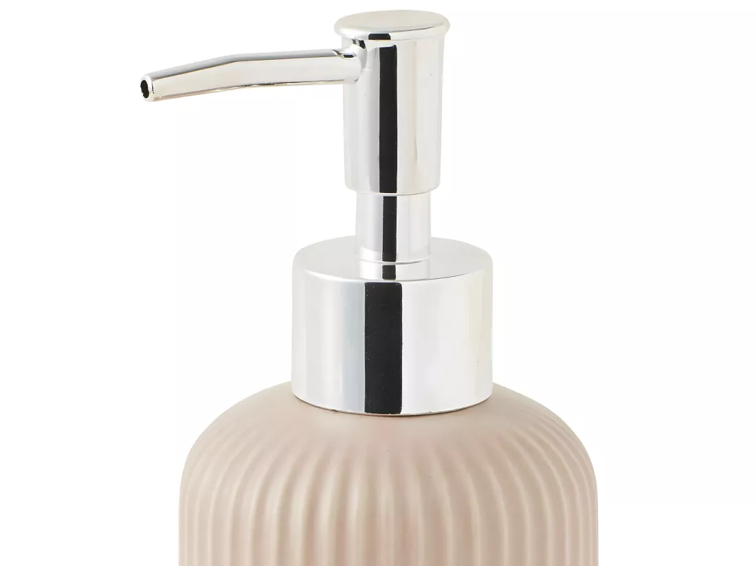 Distributeur de savon strié en céramique SMART
