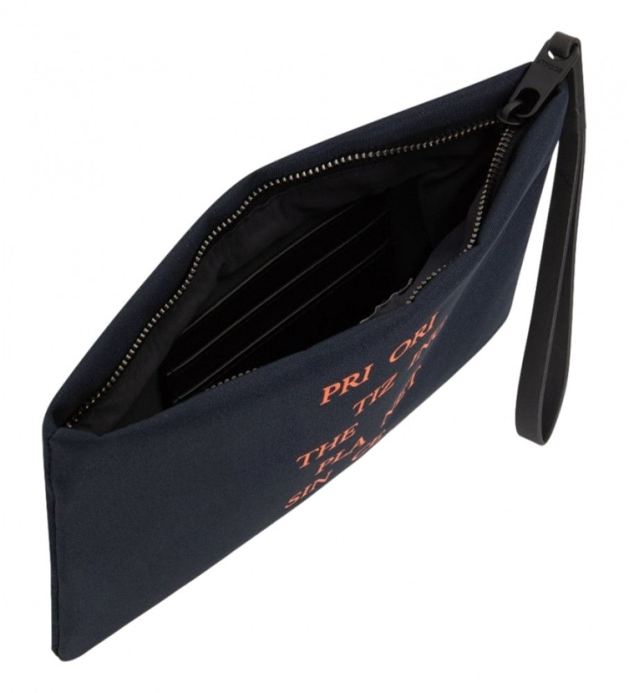 ECOALF Clutch New Lupita azul marinho