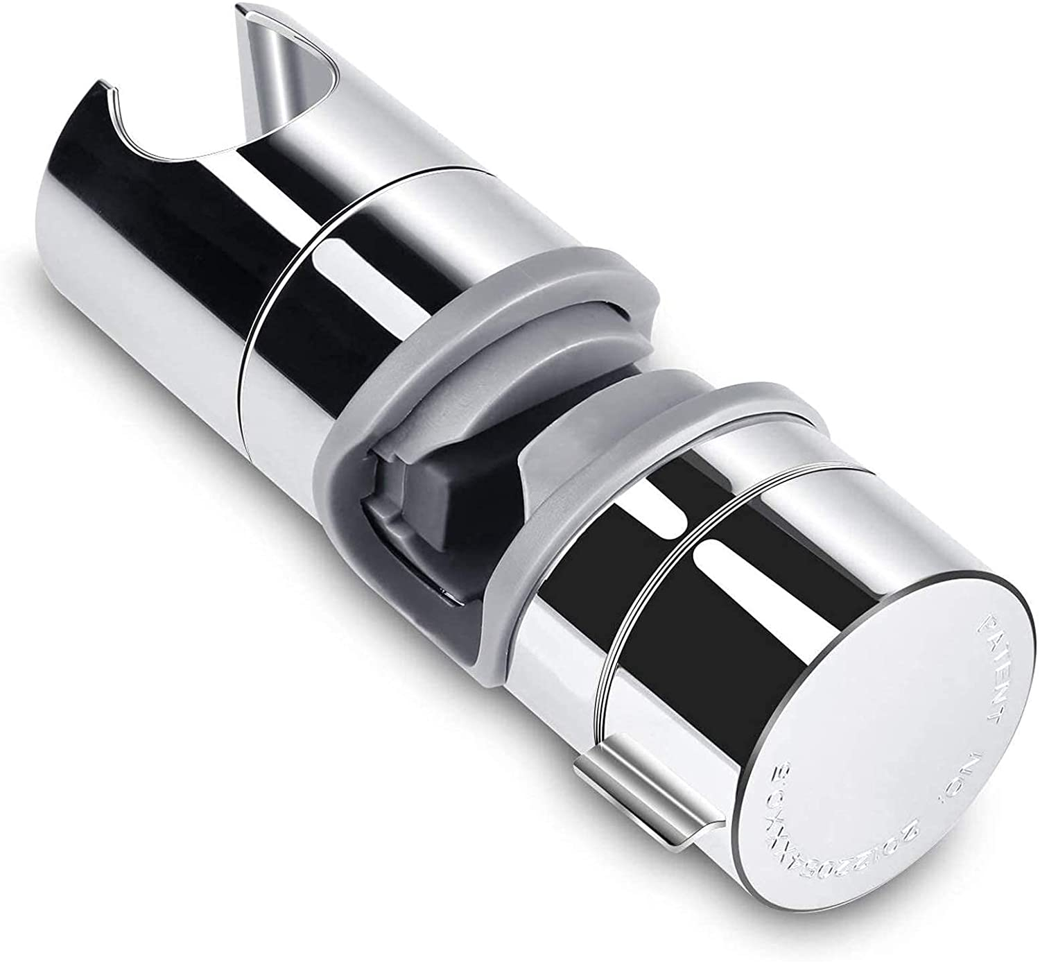 (115x40mm) Universal Dusch Brause Halterung 360° Grad Hand Duschkopfhalter  - Silber