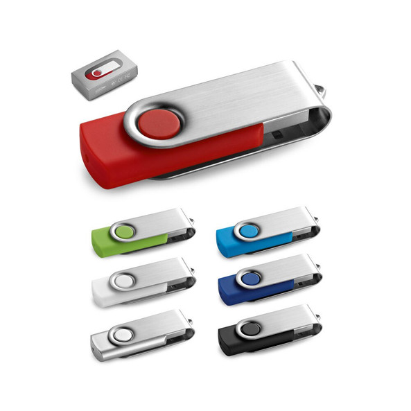 hi!dea 97433 - Clé USB 16GB avec attache en métal