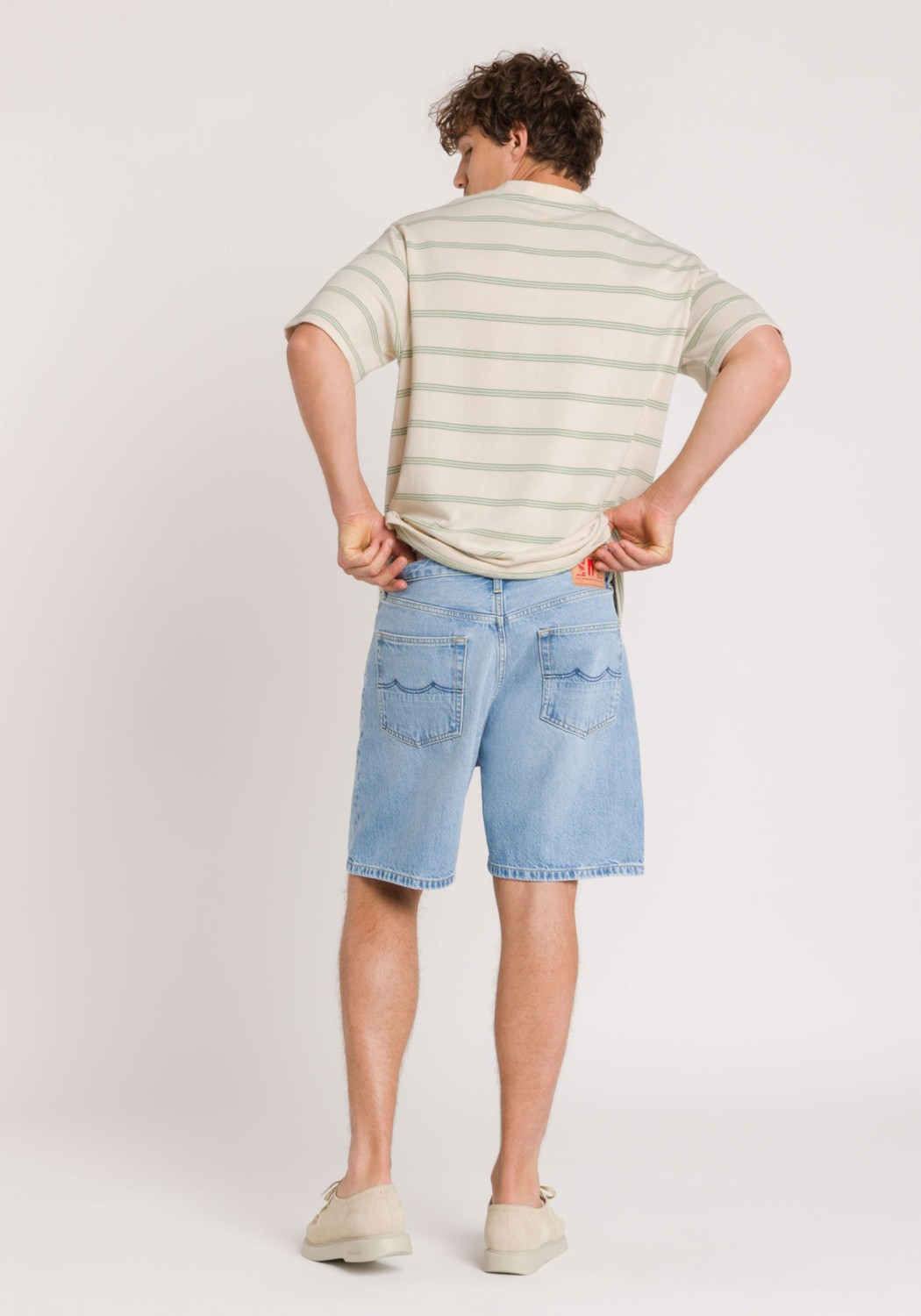 Kings Of Indigo Shorts Adelio Short Blue Reef Mid