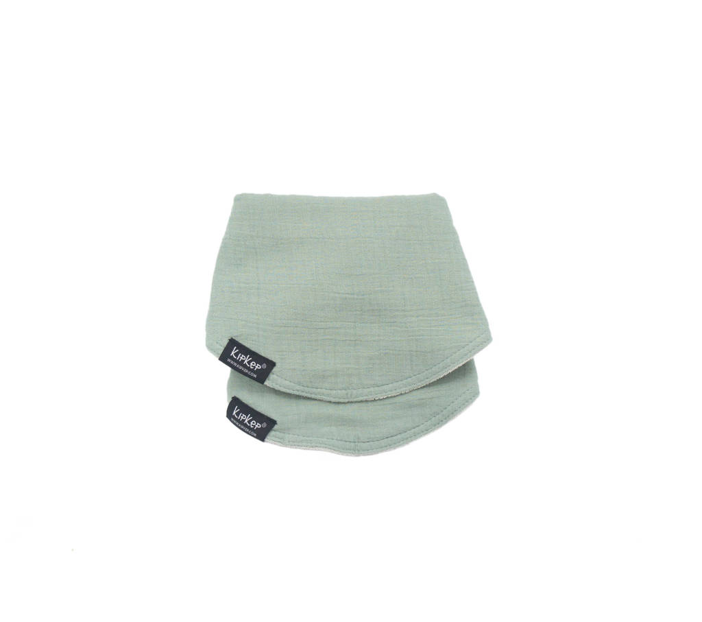 slab Bib 3-in-1 Pale Green - set van 2