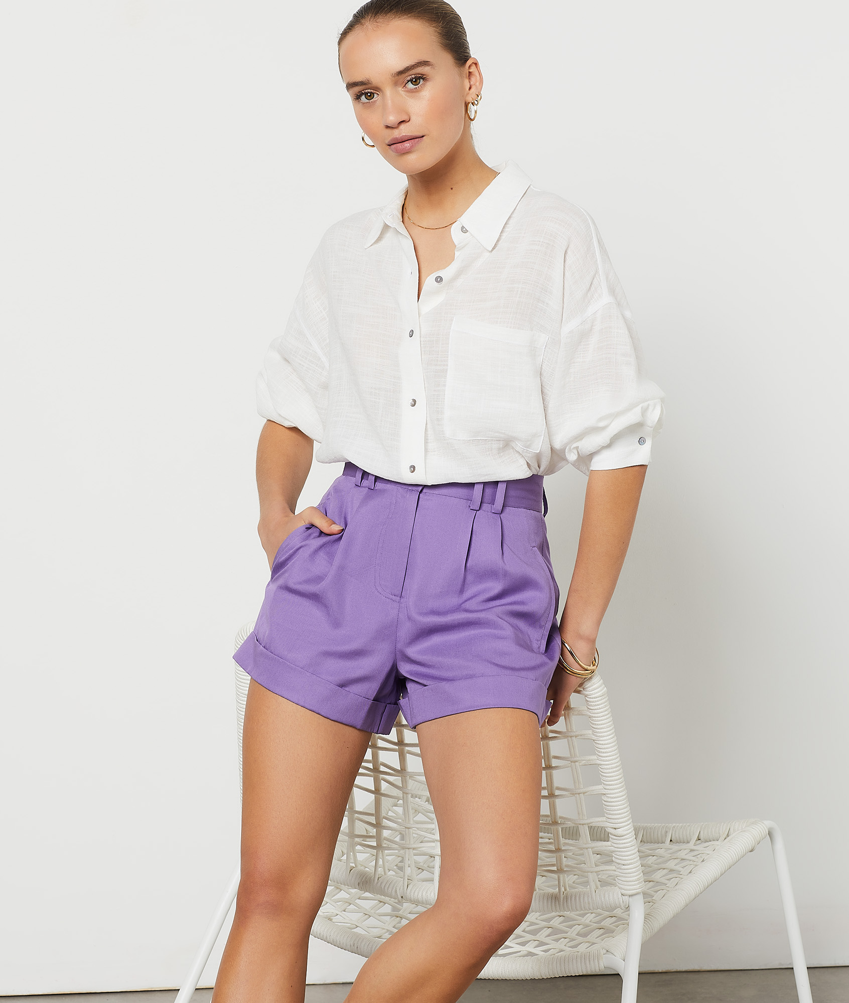 Short taille haute