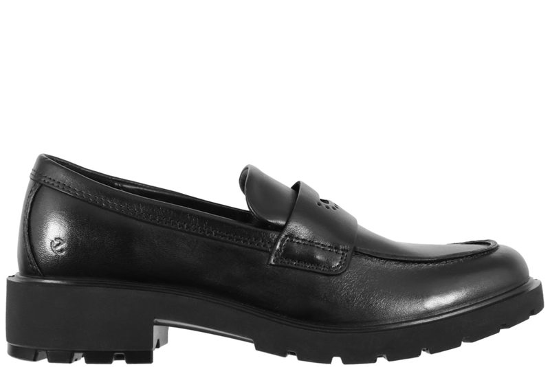 ECCO METROPOLE VIENNA LOAFERS I SORT GLAT SKIND