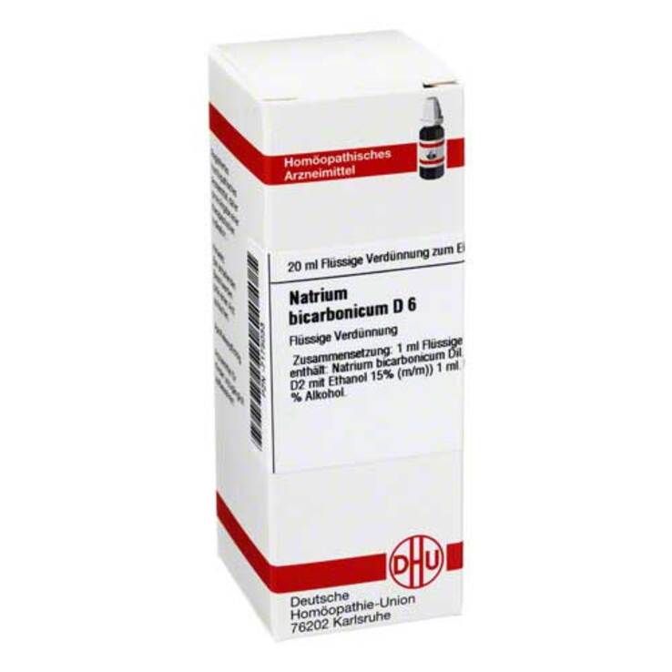 DHU Natrium bicarbonicum D 6 Dilution, 20 ml