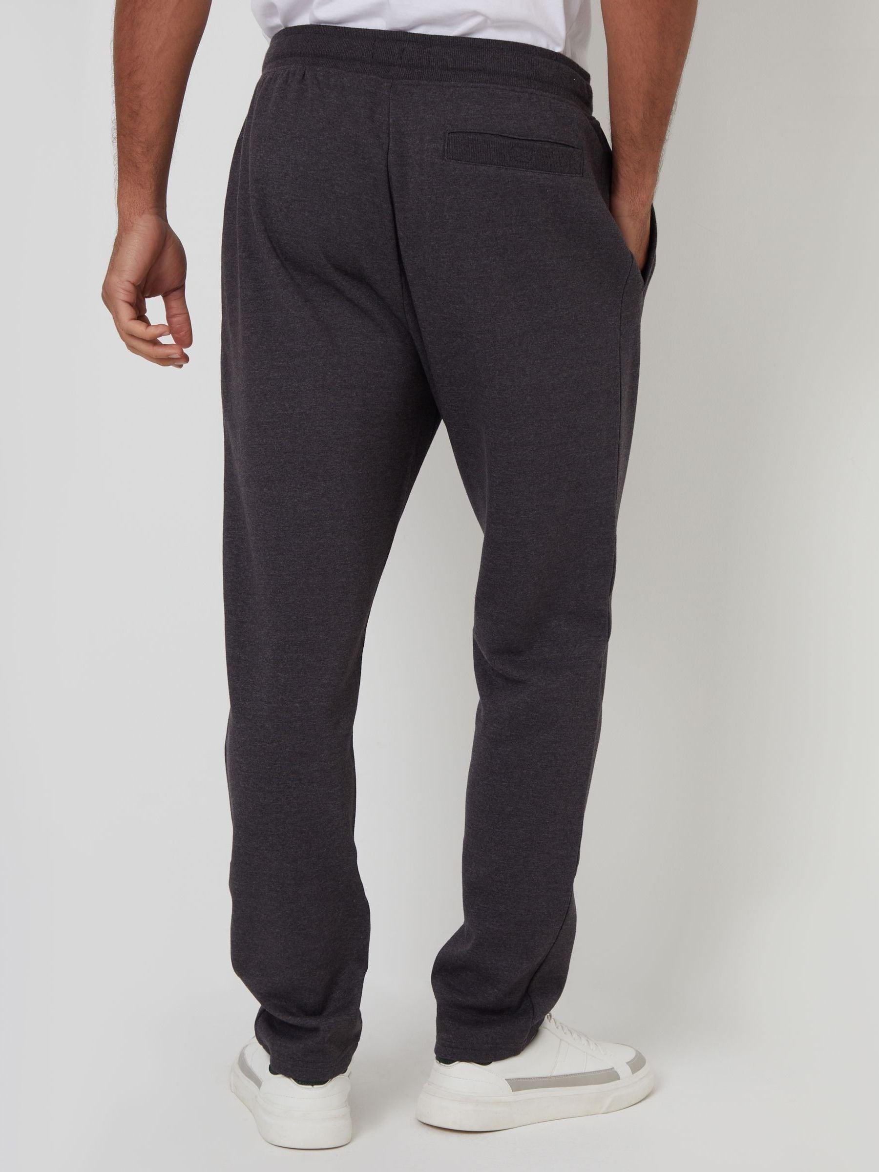 Grijs en zwart - Threadbare joggingbroek met rechte pijpen