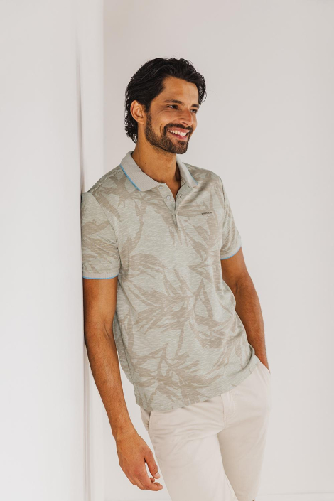 State of Art taupe heren polo