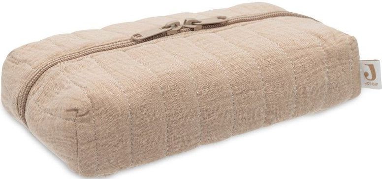 Jollein - Biscuit - Billendoekjes Etui - Bruin - Katoen, Polyester