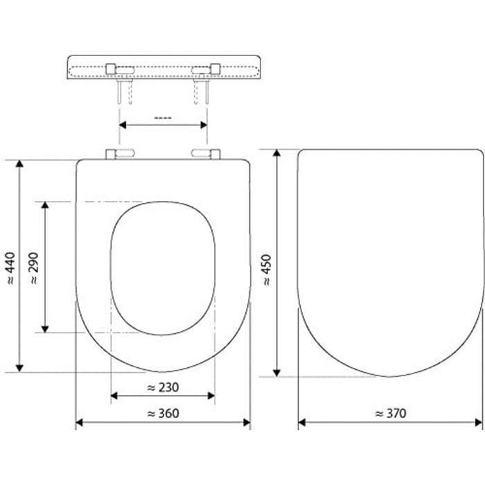 Geberit UP320 toiletset met Geberit Renova Rimfree toilet en softclose zitting