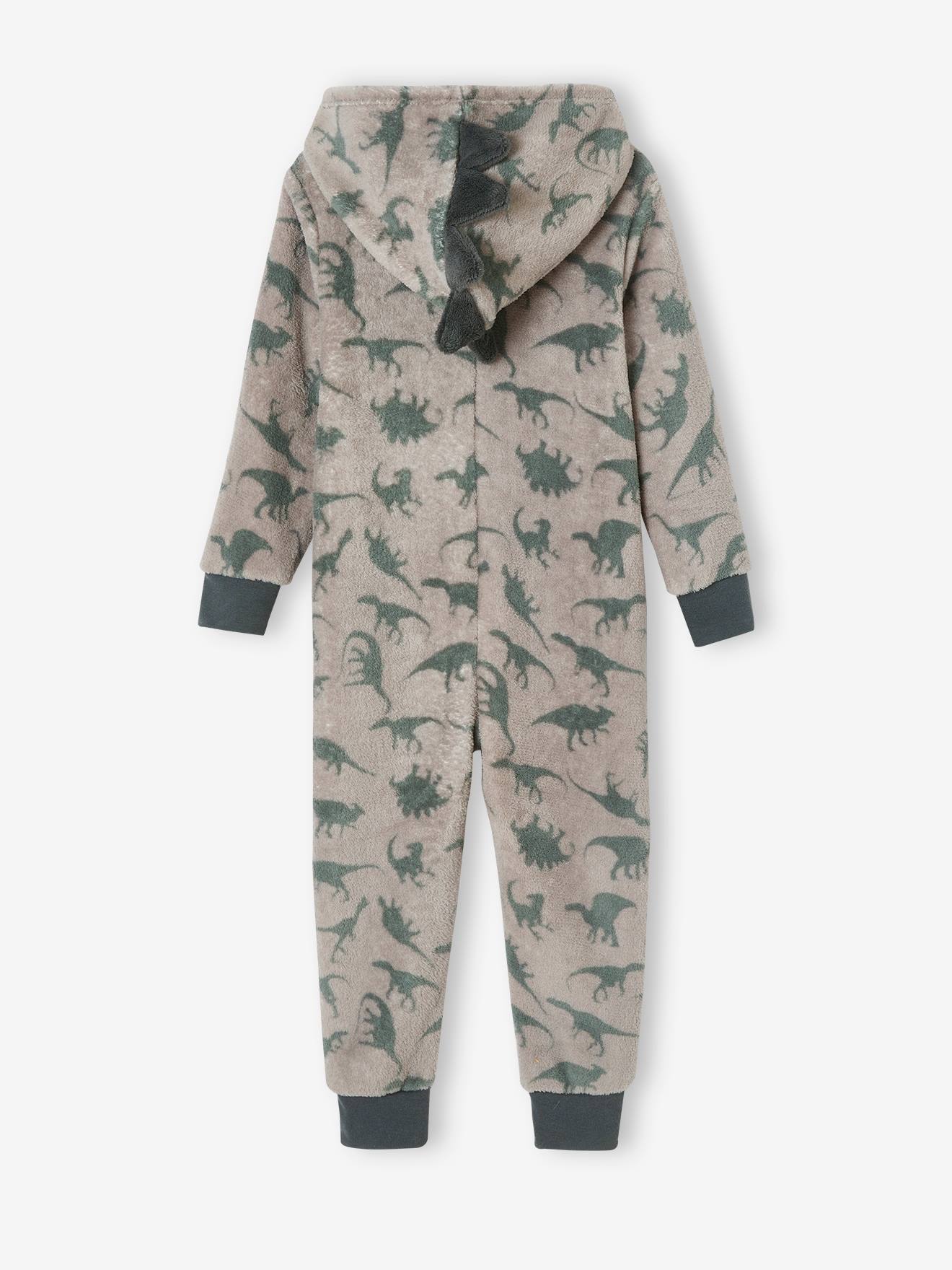 Pijama macacão estampado cinza médio do Jurassic World®