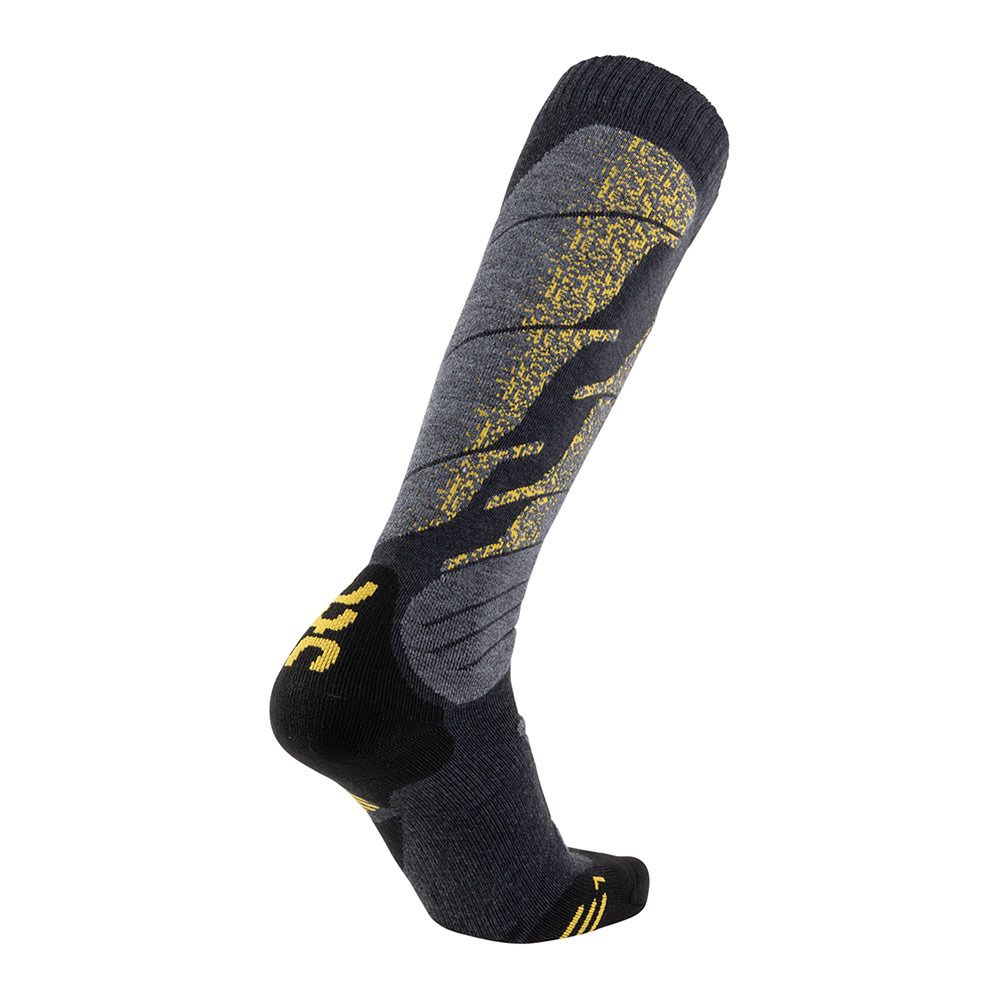 Uyn ALL MOUNTAIN - Chaussettes Homme anthracite melange/yellow