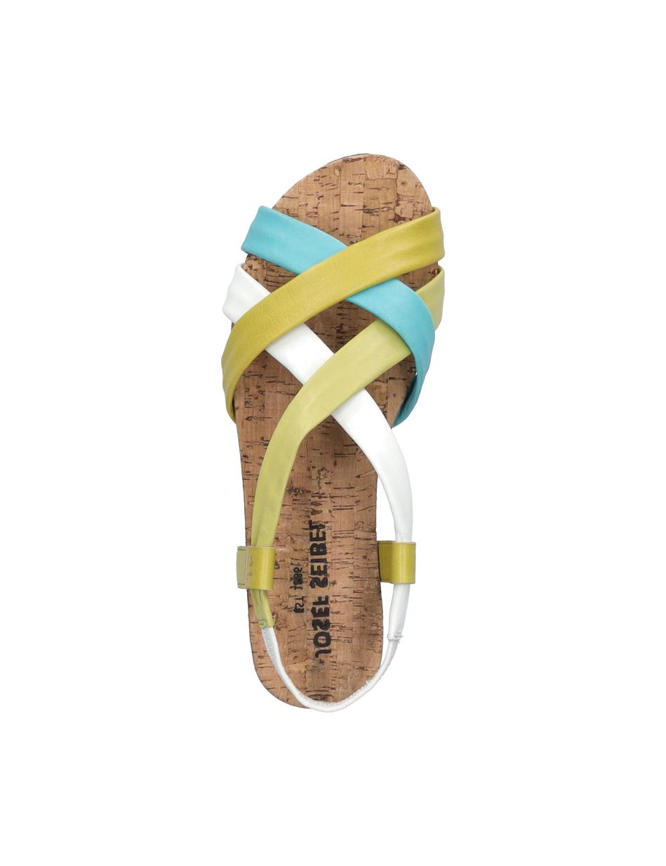 Sandale Henriette 01, gelb-multi