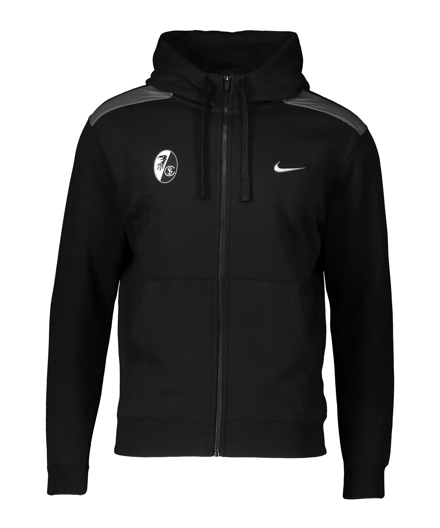 Nike SC Freiburg NSW Kapuzenjacke Schwarz F010