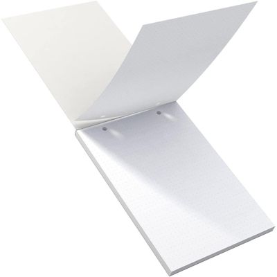 Oxford - Pack de 30 Fiches Bristol - A5 - pointillés - perforées - blanc