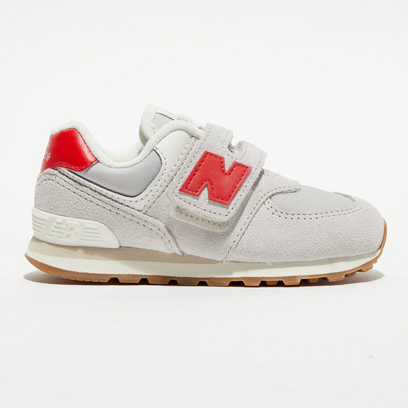 New Balance Baskets 574 gris/rouge