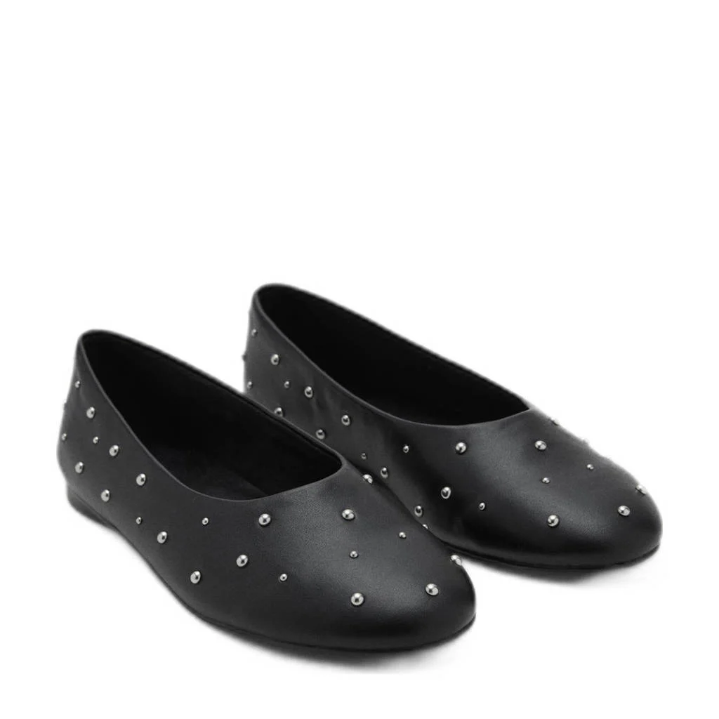 MANGO TEEN ballerina's met studs zwart