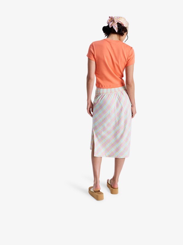 Summer Delight Jupe midi Blanc Femme