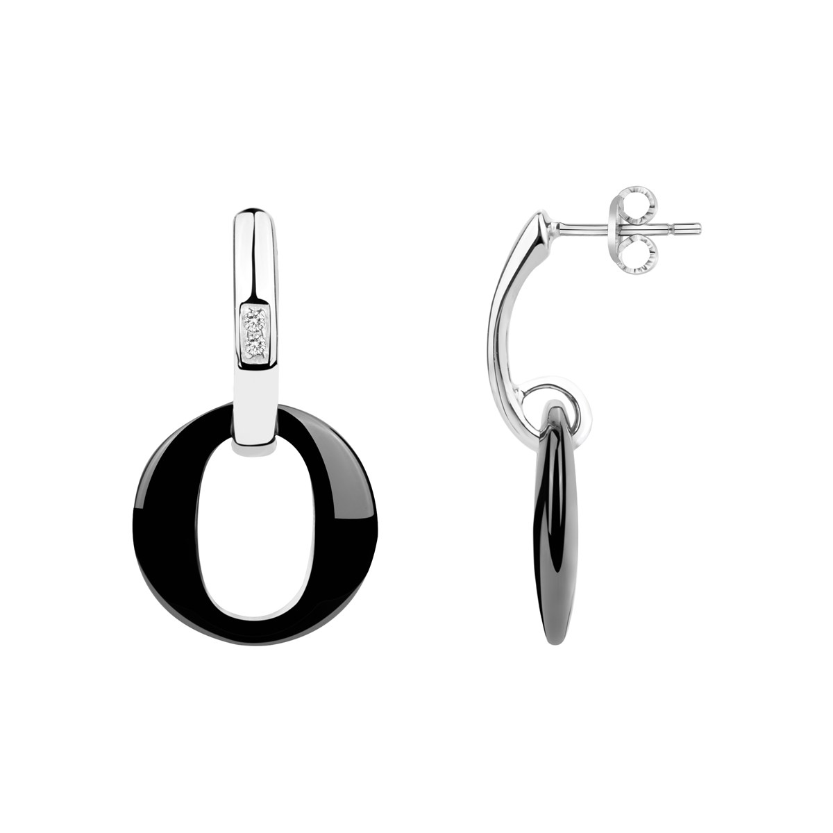 Boucles d'oreilles pendantes en Argent