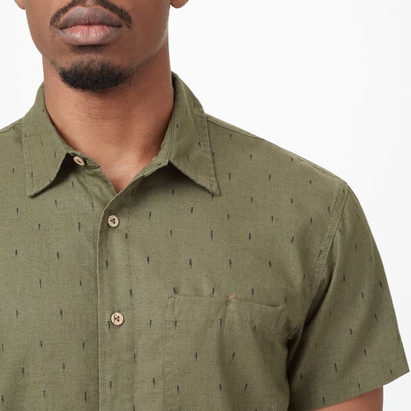 Chemise TENTREE M SMALL TREE MANCOS SHORTSLEEVE SHIRT OLIVE NIGHT GREEN