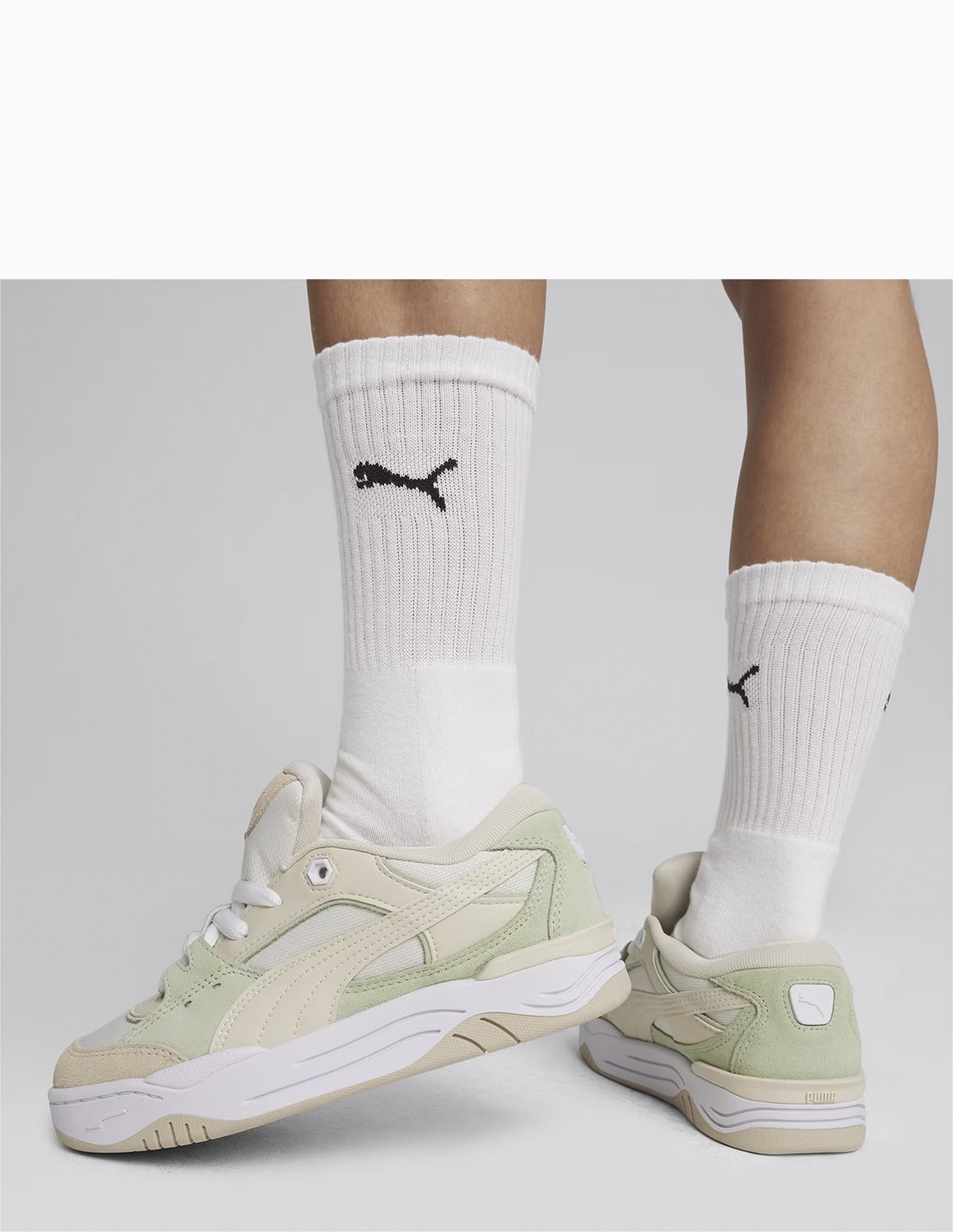 puma Sneakers Femme 180 Beige/Blanc/Vert