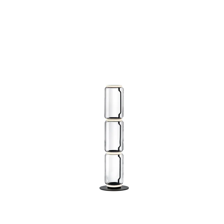 Flos - Noctambule LED Stehleuchte F3 Low Cylinder, schwarz