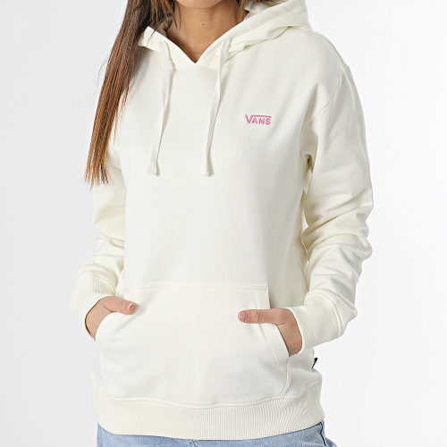 Sweat Capuche Femme Flying V Beige