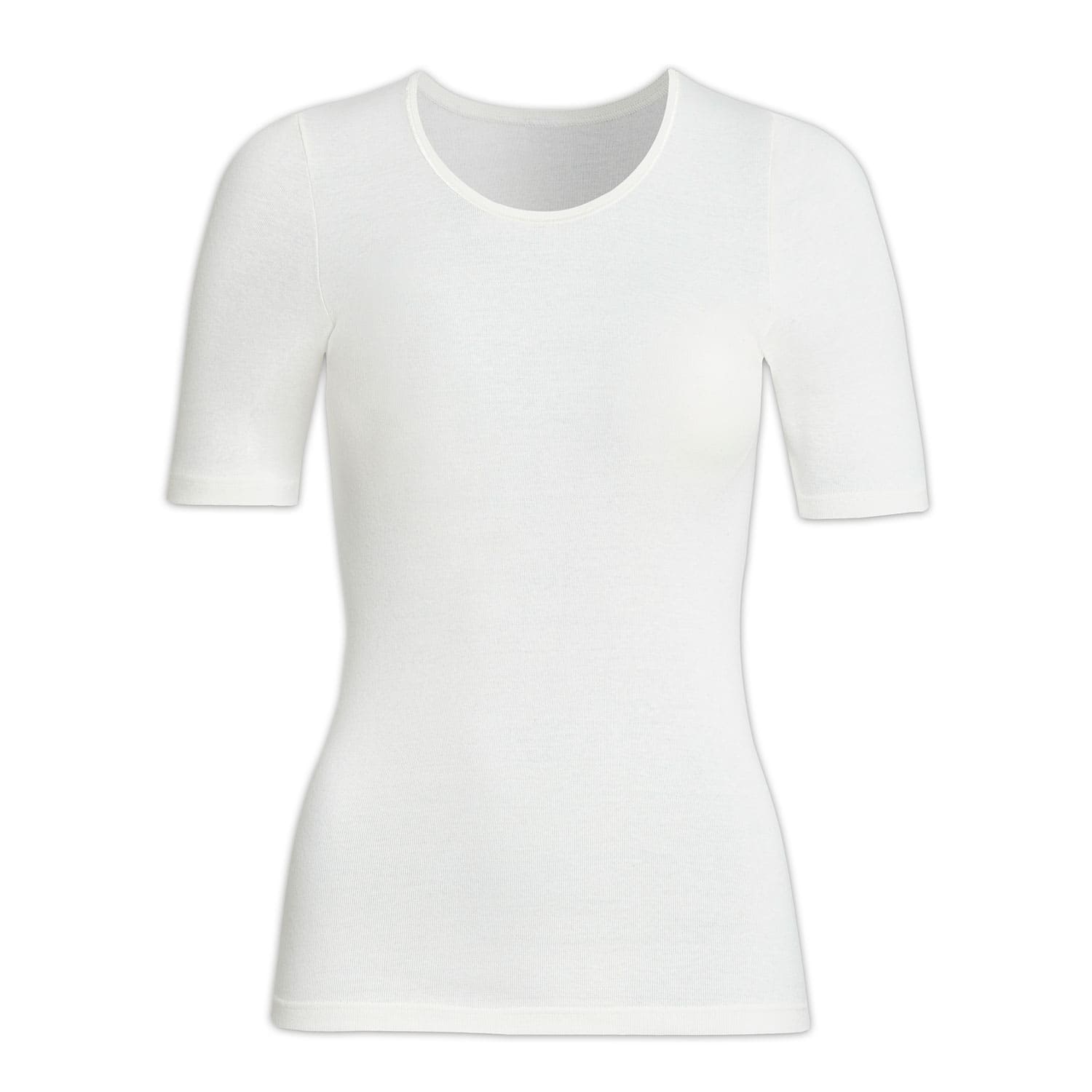 con-ta Damen Kurzarmshirt mit Angora »Basic«