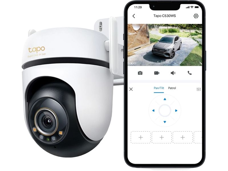TP-Link Netzwerkkamera C530WS Outdoor Pan/Tilt Security Wi-Fi Camera