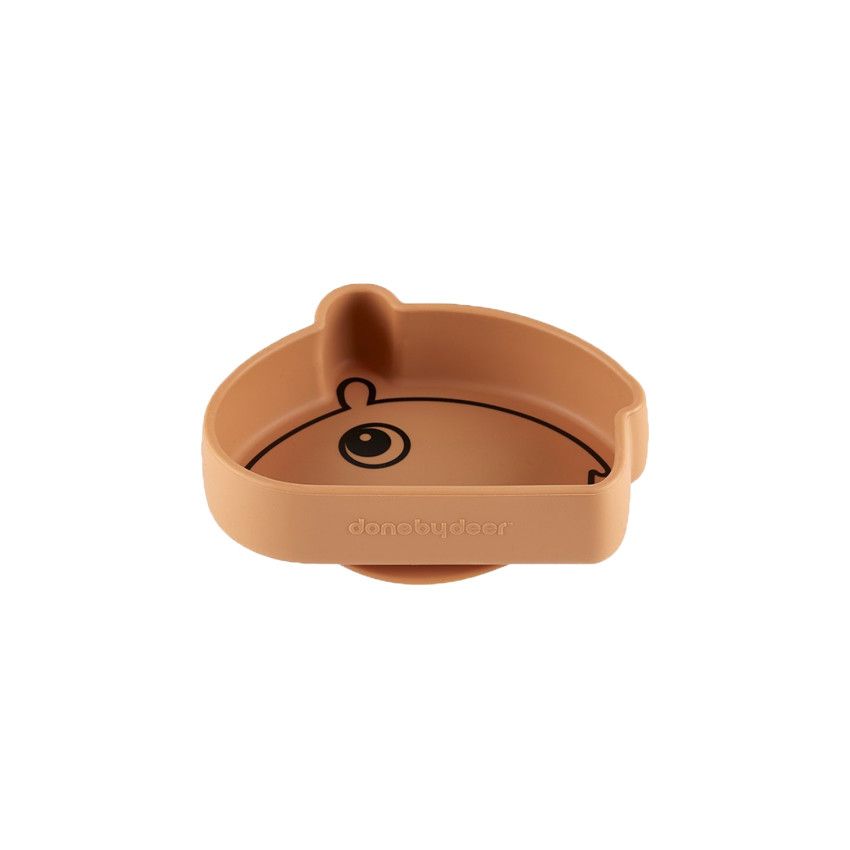 Bol Stick & Stay en silicone - Ozzo Moutarde - Ecru
