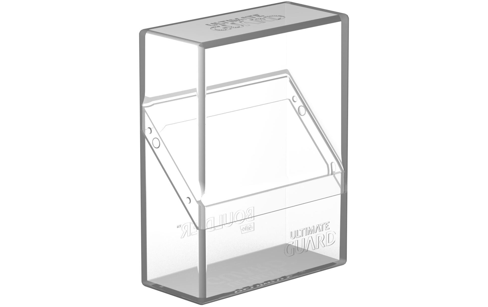 Kartenbox Boulder Deck Case Standardgrösse 40+ TransparentHandliche und feste Kartenbox mit Soft-Touch-Oberfläche