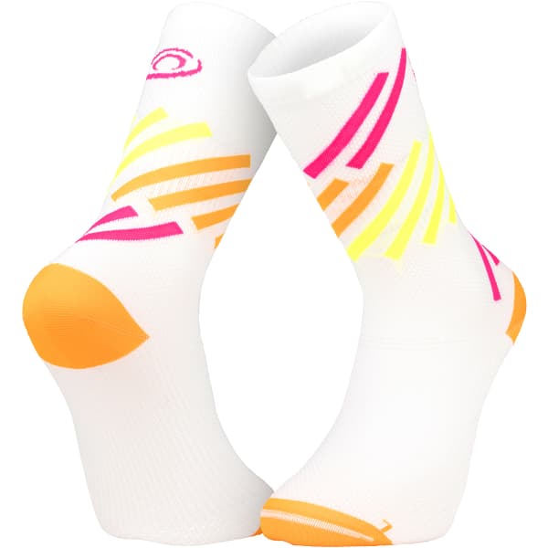 Chaussette running BV SPORT LIGHT RUN HAUTE MIAMI ORANGE/YELLOW