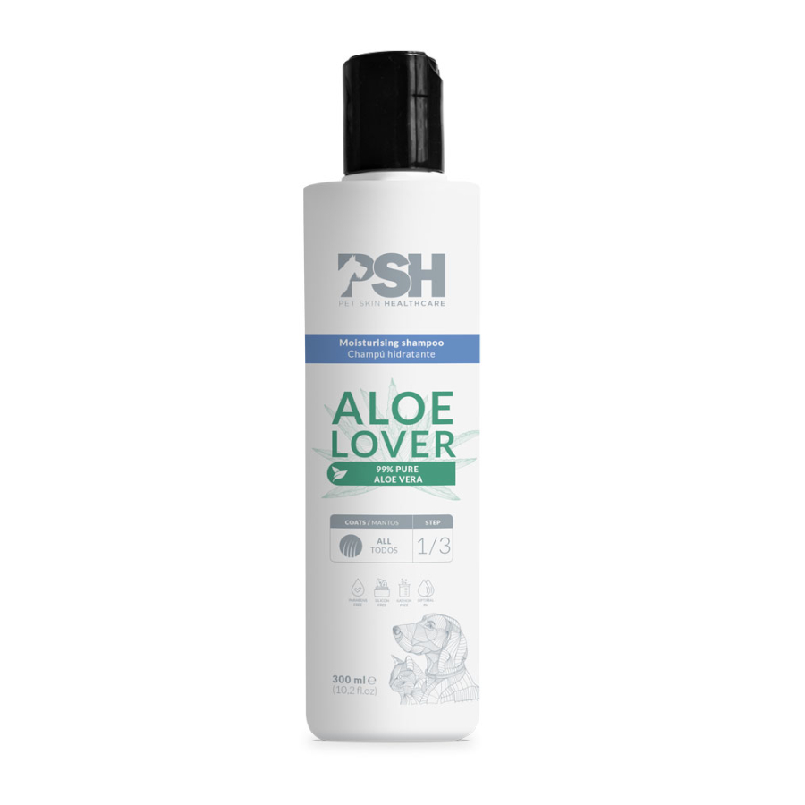Shampoo hidratante PSH Aloe Lover para cães