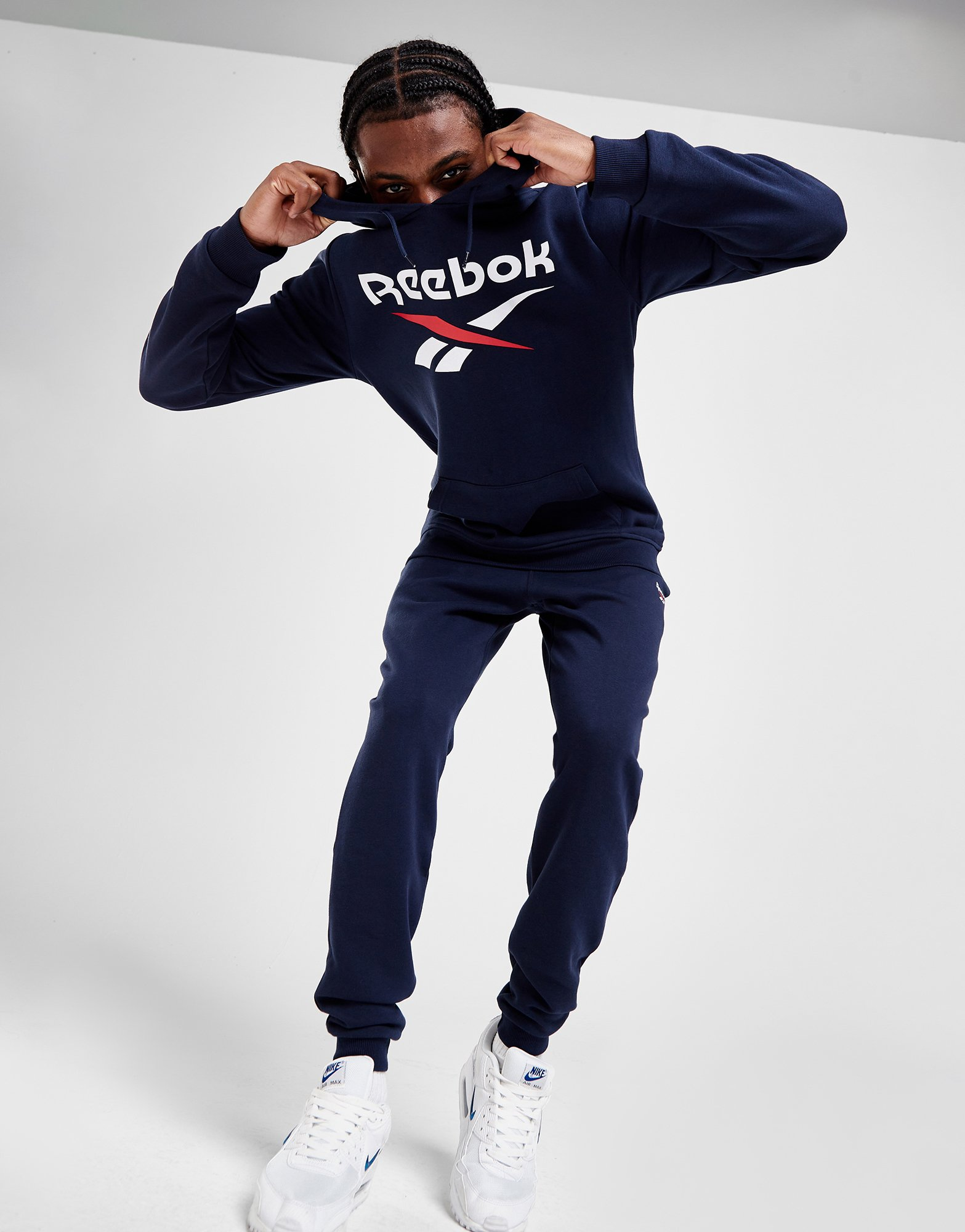 Reebok Sweat à capuche Homme
